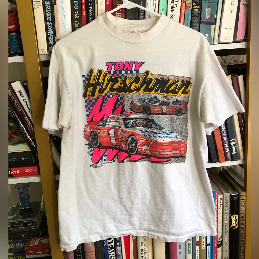 Vintage Tony Hirschman Nascar Tee
